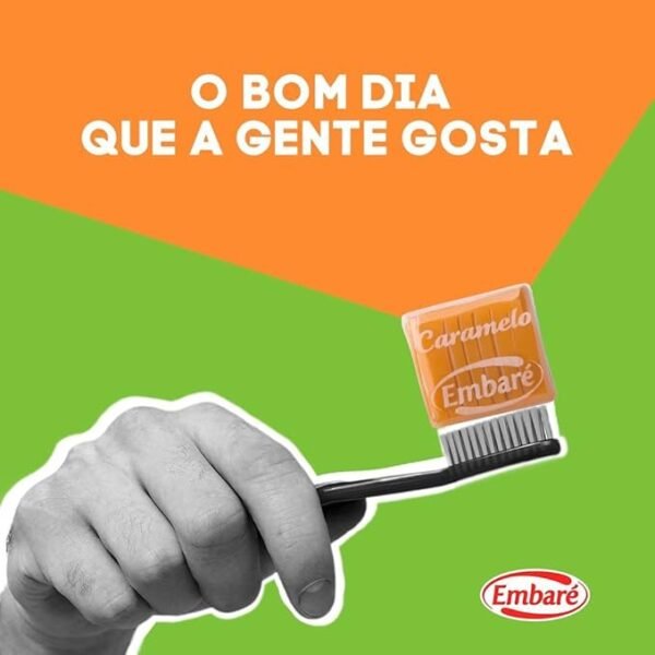 Bala De Caramelo De Leite Original Sabor Baunilha Embaré 660g - Image 4