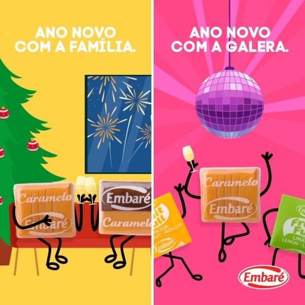 Bala De Caramelo De Leite Original Sabor Baunilha Embaré 660g - Image 7