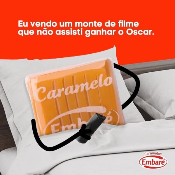 Bala De Caramelo De Leite Original Sabor Baunilha Embaré 660g - Image 8